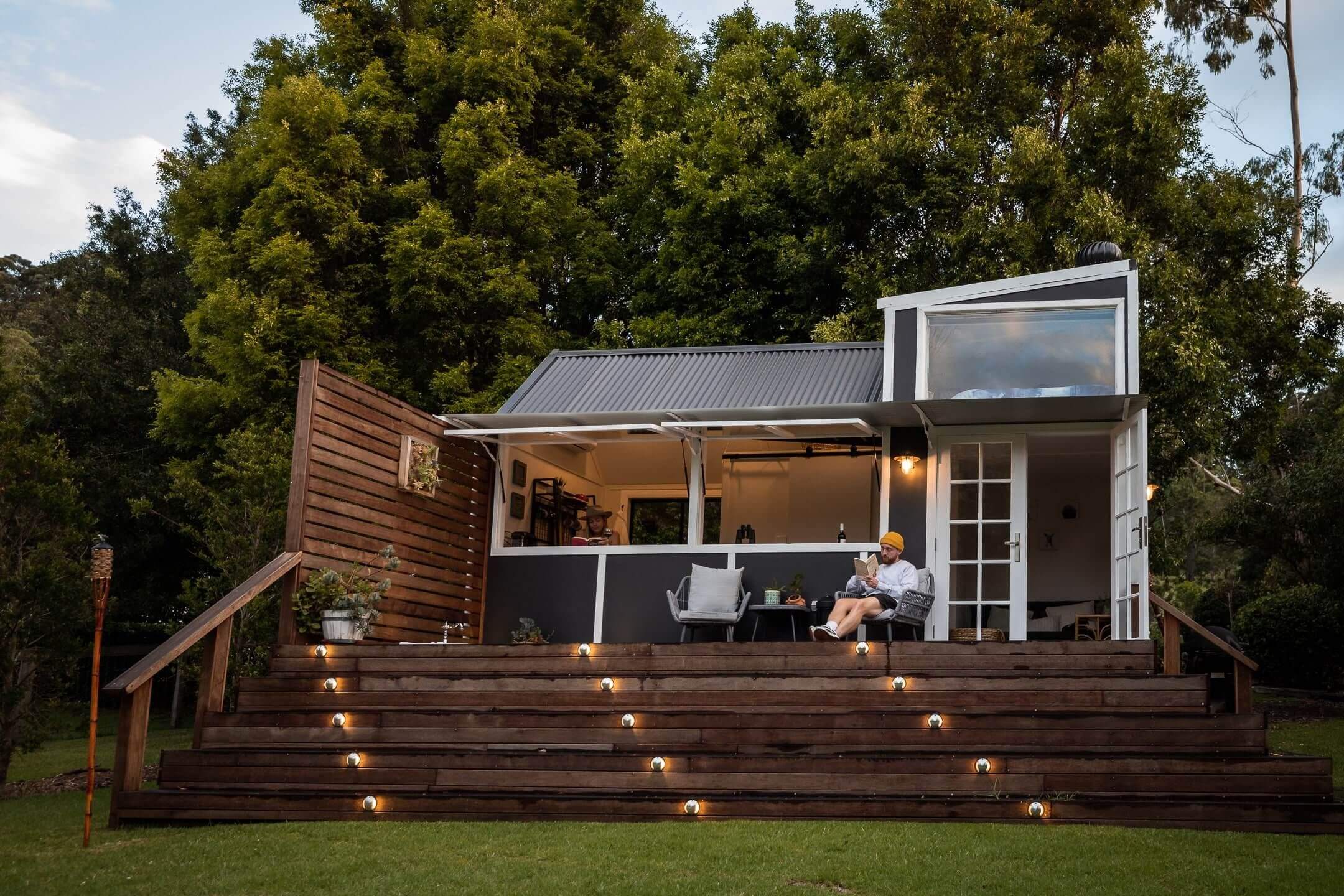 Deck and Spa Tiny House | Stay | Love Central Coast